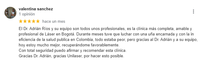 Testimonio Depilación Láser