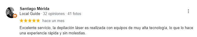 Testimonio Depilación Láser